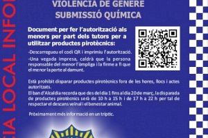 La Policía Local de Sueca edita un tríptico informativo para unas Fallas seguras