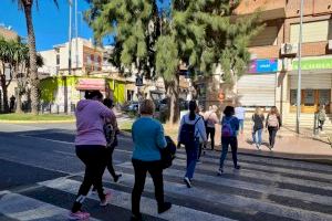 El Departamento de Salud de Vinalopó organiza rutas saludables por las calles de mujeres ilustres en Aspe, Crevillent y Elche
