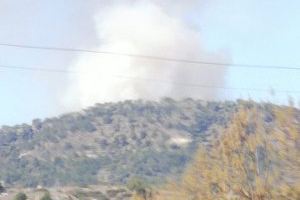 Estabilitzat l'incendi forestal declarat a Casinos - (foto 4) Estabilitzat l'incendi forestal declarat a Casinos - (foto 4)