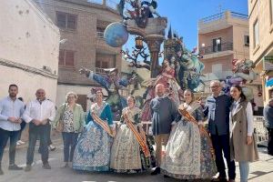 El president Gaspar visita les Falles de Benaguasil