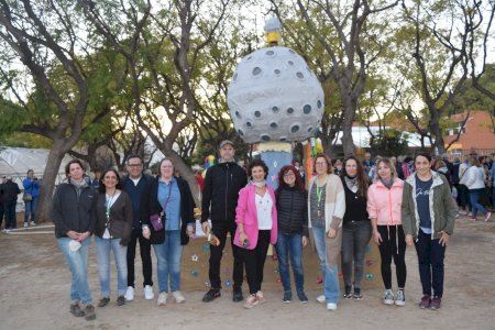 Cremà de la falla de l’Escola d’Adults de Sedaví