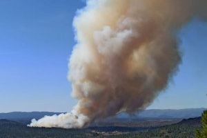 Se declara un importante incendio forestal en Villanueva de Viver (Castellón)
