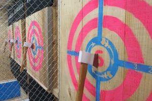 Primer Torneo Nacional de Lanzamiento de Hacha en Gandia