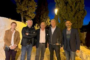 Joan Baldoví presencia la Passió en Viu de Sagunt y queda impactado por la gran profesionalidad y afluencia de público