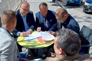 La Vila Joiosa firma el inicio de las obras de construcción de la rotonda de avenida País Valencià - (foto 4)