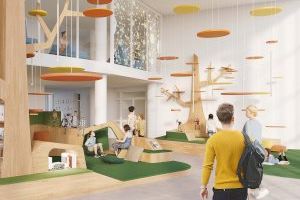 El Col·legi Agora Lledó de Castelló presenta un disseny innovador d'instal·lacions i únic de la seua Escola del Futur