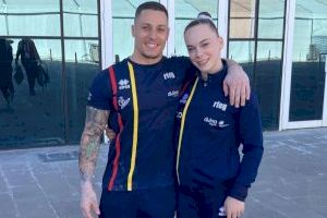 Néstor Abad y Laura Casabuena acarician el pódium en el Europeo de gimnasia artística