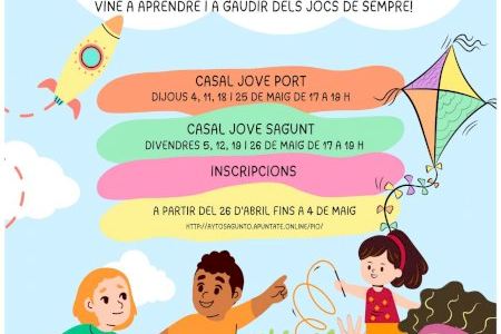 Juventud abre el plazo de inscripción de ‘Taller jocs al carrer’