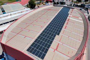Sagunt instal·la 200 panells fotovoltaics en el pavelló del Poliesportiu Municipal - (foto 3)