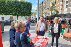 Rafa Simó estrena la campaña a pie de calle en el Grau de Castelló involucrando a la gente en el proyecto social de Ximo Puig - (foto 2) Rafa Simó estrena la campaña a pie de calle en el Grau de Castelló involucrando a la gente en el proyecto social de Ximo Puig - (foto 2)