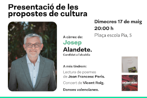 Projecte Gandia presenta hui les seues propostes de cultura amb recital de poemes, danses valencianes i un concert de Vicent Roig - (foto 2)