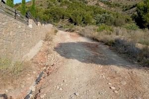 Finalizan las obras de mantenimiento en el camino de Espartar y en el paraje del Salt del Cavall - (foto 2)