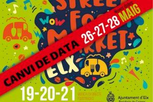 El Elx Street Food Market se pospone por el aviso de fuertes lluvias El Elx Street Food Market se pospone por el aviso de fuertes lluvias