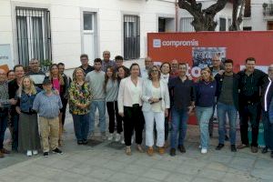 Conxa Villena, candidata a la alcaldía de Alboraia de Compromís, reaferma la oposición de la coalición al actual PRI Vinival