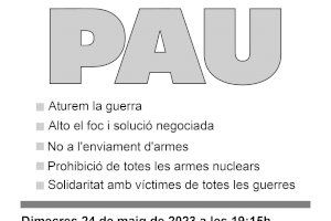 Nova concentració contra la guerra a València - (foto 2)