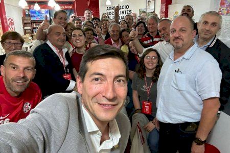 Rafael García (PSOE) després d'arrasar amb majoria absoluta a Burjassot: “és un resultat extraordinari”