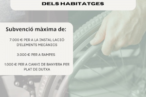 Ja estan disponibles les ajudes per a millorar l’accessibilitat a l’interior dels habitatges - (foto 2)