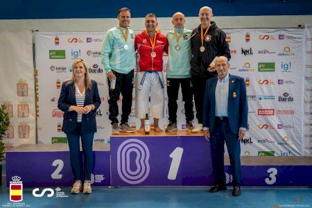 Félix Escribano, medalla d’or en el Campionat d’Espanya de Veterans de Kàrate celebrat a Baeza (Jaén)
