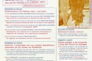 Vistabella del Maestrat celebrarà les XIV Jornades de Memòria Històrica del 29 de juliol a l'1 d'agost - (foto 2)
