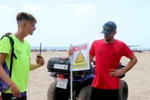 El Ayuntamiento de Sagunto realiza un simulacro de salvamento en la playa de Puerto de Sagunto El Ayuntamiento de Sagunto realiza un simulacro de salvamento en la playa de Puerto de Sagunto
