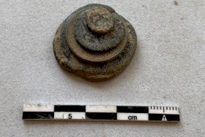 Las excavaciones en la ciudad visigoda de València la Vella sacan a la luz un taller propio de fabricación de monedas en Riba-roja de Túria