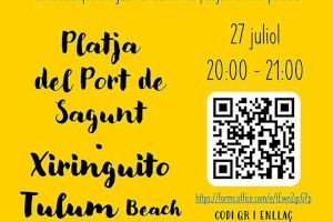La concejalía de Playas organiza una ruta para conocer al chorlitejo en la playa de Puerto de Sagunto La concejalía de Playas organiza una ruta para conocer al chorlitejo en la playa de Puerto de Sagunto