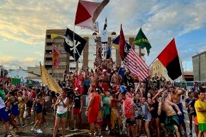 Tot llest a la Vall d'Uixó per a disparar el ‘xupinasso’ del 40 aniversari de Les Penyes en Festes