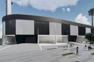 Manzana Albinegra, edificios con los colores del club y visitas a la Torre Maratón, así quiere renovar Castellón la zona del Castalia
