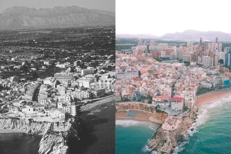 Així ha canviat Benidorm en els últims 60 anys: de municipi costaner a ciutat dels gratacels