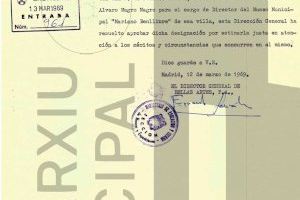 El document del mes d´agost de l´Arxiu Municipal «Clara Campoamor» homenajta el centenari del naixement d´Álvaro Magro Magro - (foto 2) El document del mes d´agost de l´Arxiu Municipal «Clara Campoamor» homenajta el centenari del naixement d´Álvaro Magro Magro - (foto 2)