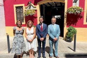 La delegada del Gobierno visita Mislata con motivo de las Fiestas Patronales de la localidad