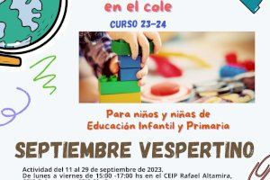 Admitidas todas las solicitudes para participar en “septiembre vespertino”, y Educación amplía el plazo de inscripciones Admitidas todas las solicitudes para participar en “septiembre vespertino”, y Educación amplía el plazo de inscripciones