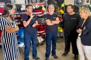 Elisa Núñez visita la base de bomberos y bomberas forestales de la Generalitat Valenciana en Bétera - (foto 2)