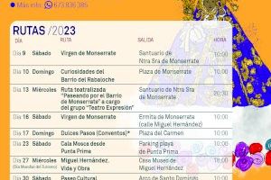 Orihuela presenta unas atractivas rutas turísticas en septiembre con protagonismo para la Virgen de Monserrate