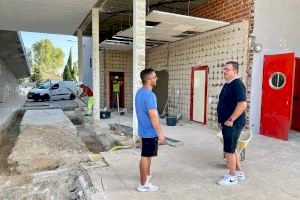 El Pabellón deportivo Santiago Sanz se somete a una renovación total El Pabellón deportivo Santiago Sanz se somete a una renovación total