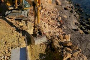 Se inician las obras de reparación del acceso a la cala Calalga de Calp - (foto 3)