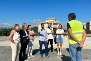 Dolors Gimeno, portaveu de Compromís a la Diputació de València, visita les obres de la CV670 i la connexió d'Oliva a Piles per les platges - (foto 3)