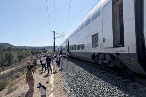 Suspesa la circulació de trens entre València i Madrid per l'avaria en una catenària Suspesa la circulació de trens entre València i Madrid per l'avaria en una catenària