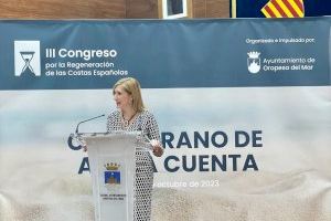 La consellera de Medio Ambiente promete en Oropesa compatibilizar la regeneración de la costa con la actividad económica y turística