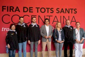 Carlos Mazón apuesta por un plan de promoción conjunto de la Fira de Tots Sants de Cocentaina para fortalecer su liderazgo