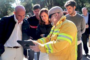 Comença la instal·lació dels canons d'aigua al Saler per evitar incendis com els recents - (foto 5)