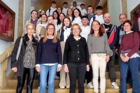 Recepción a los alumnos de programa Erasmus del IES La Mar de Xàbia