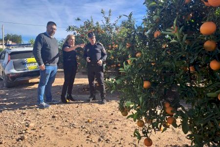 El Ayuntamiento de Bétera prepara junto a la Policía Local un dispositivo para aumentar la vigilancia en los campos