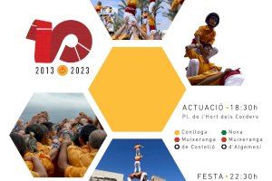 La Conlloga de Castelló celebra el desé aniversari amb Muixerangues, Festa i Concerts - (foto 6)