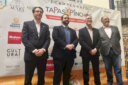 Más de treinta cocineros se dan cita el próximo lunes en el I Concurso de Tapa y Pinchos Comunidad Valenciana- Orihuela 2023