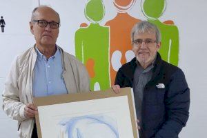 El pintor Pascual Cándido, autor del cartel de las XVII Jornadas Provinciales de ALCER Castalia