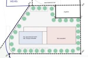Plano de la memoria explicativa de 2018 para la petición de la desafección del terreno del Ministerio Plano de la memoria explicativa de 2018 para la petición de la desafección del terreno del Ministerio