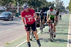 Un deportista de Burriana culmina su reto solidario para dar visibilidad a la discapacidad