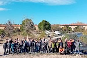 Medio Ambiente elimina 8.000 metros cuadrados de cañaveral de las riberas del Túria en Vilamarxant