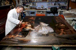 La Caritat de Domingo Llorens s’exhibeix a partir de hui al Museu Etnològic de la ciutat de Dénia després d’un acurat procés de restauració - (foto 7)